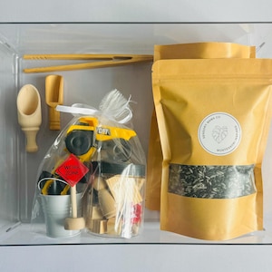 CUSTOM Construction Site Sensory Bin