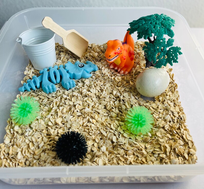 Beginner Dino Sensory Bin Etsy