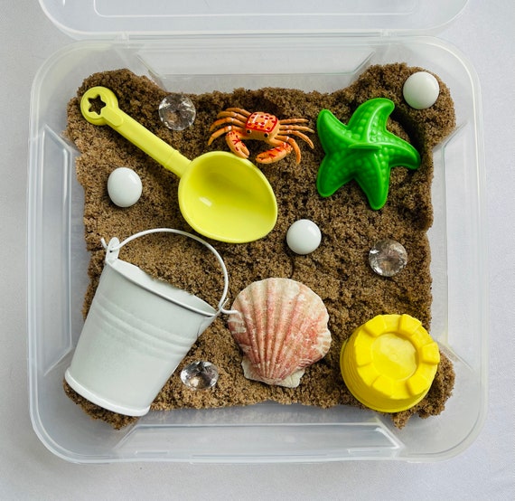 TRAVEL Beach Kinetic Sand Bin