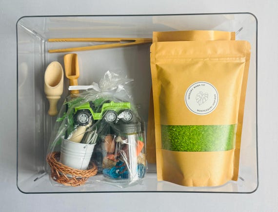 CUSTOM Farm Sensory Bin