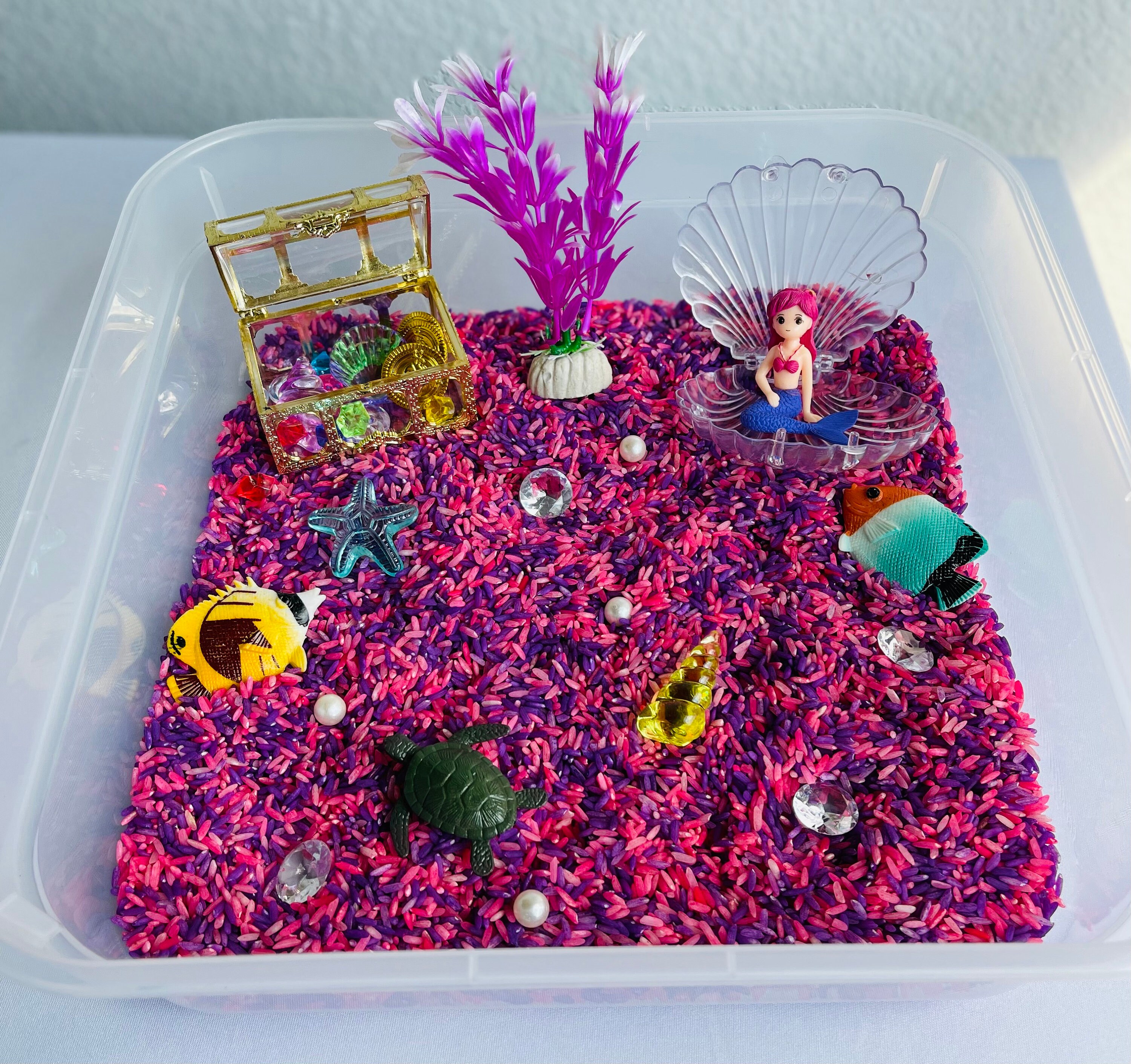 CUSTOM Mermaid Sensory Bin Etsy