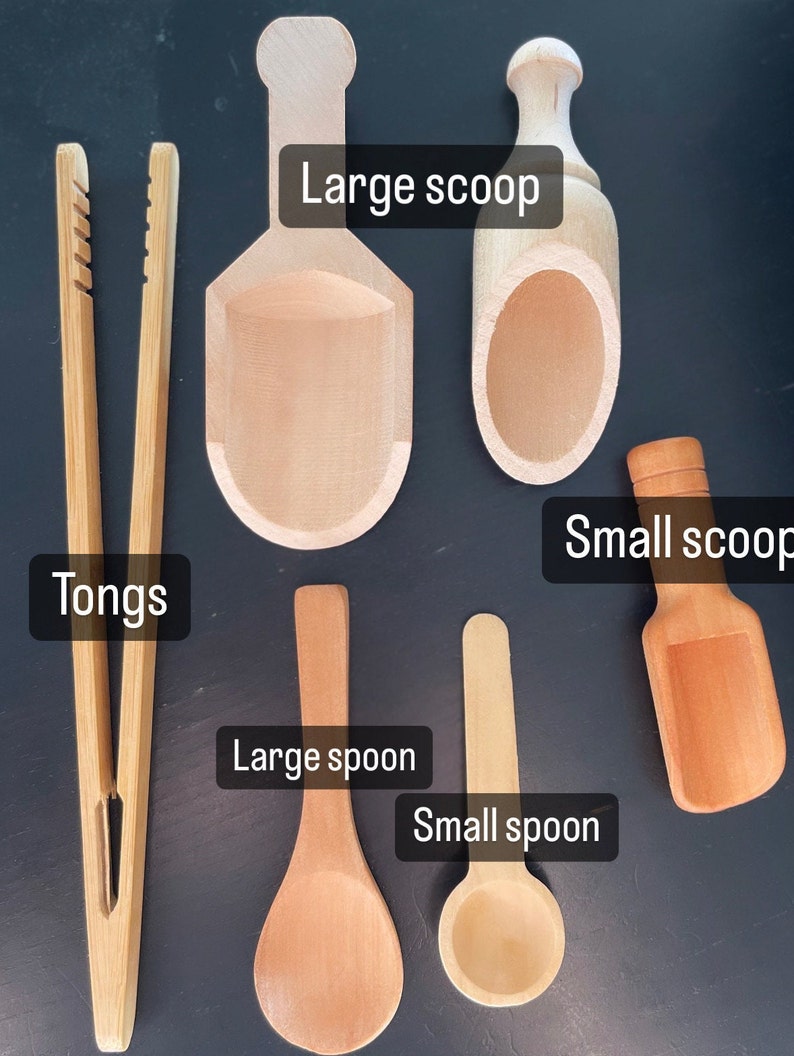 Sensory Bin Tool Set Etsy