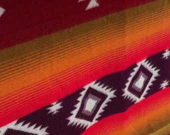 King Size Blanket | Reversible Southwestern Blanket | Alpaca and Acrylic | Native Blanket | Made in Ecuador