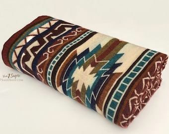 Alpaca Blanket | Reversible Southwestern Blanket | Christmas Gift | Alpaca  Wool | Throw or Queen Size | Ecuador Blanket (Design: Mojave)