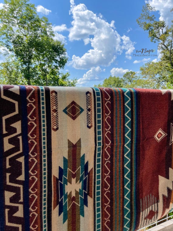 Alpaca Handmade Blanket, Alpaca Wool Blanket, Reversible, Alpaca Wool, Throw/Twin or Queen Size, Artisan Made, Ecuador, Mother's Day Gift