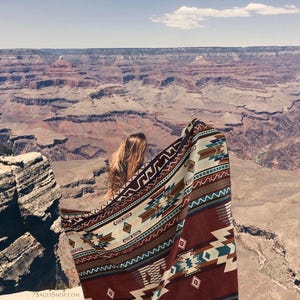 Alpaca Handmade Blanket | Reversible Blanket | Alpaca Wool | Alpaca Throw/Twin or Queen | Ecuador | Artisan Handmade image 6