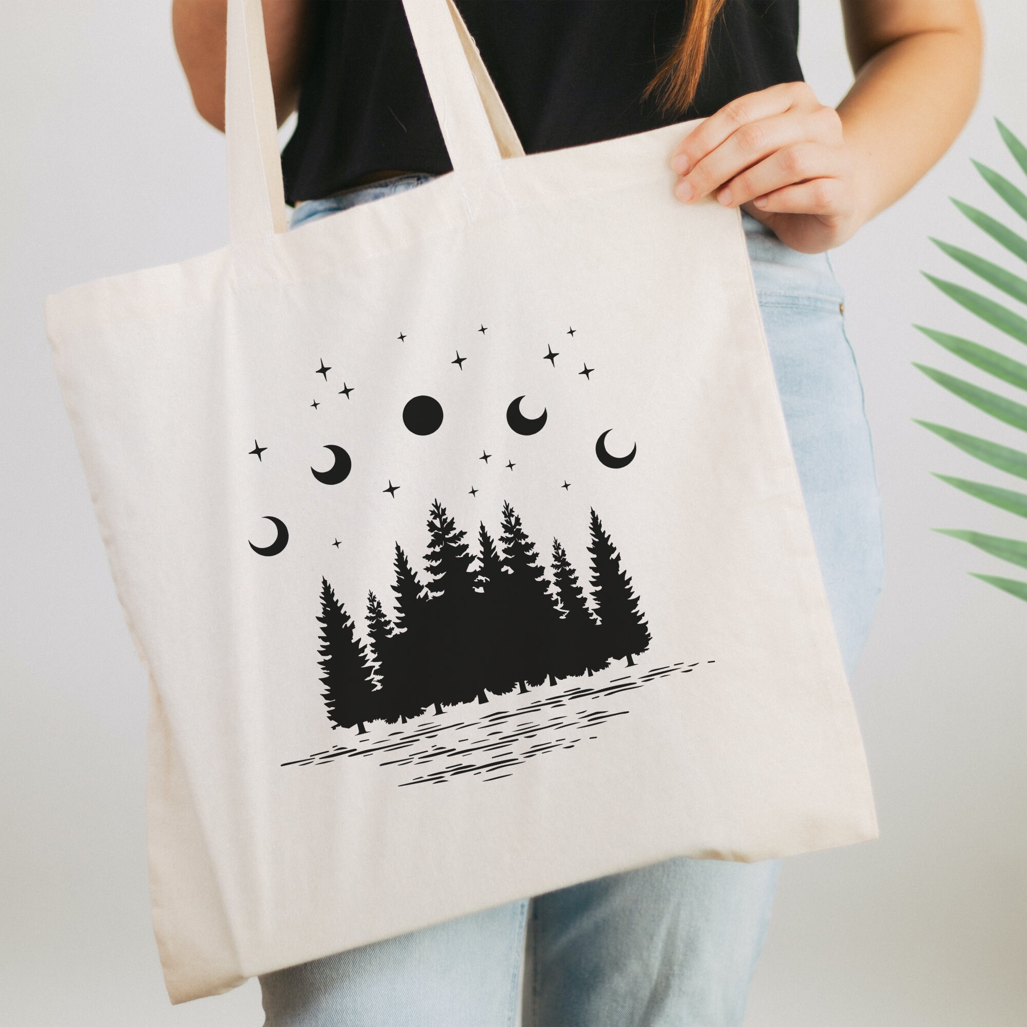 WRiting on Stone Night Watch Clover Canvas Tote Bag