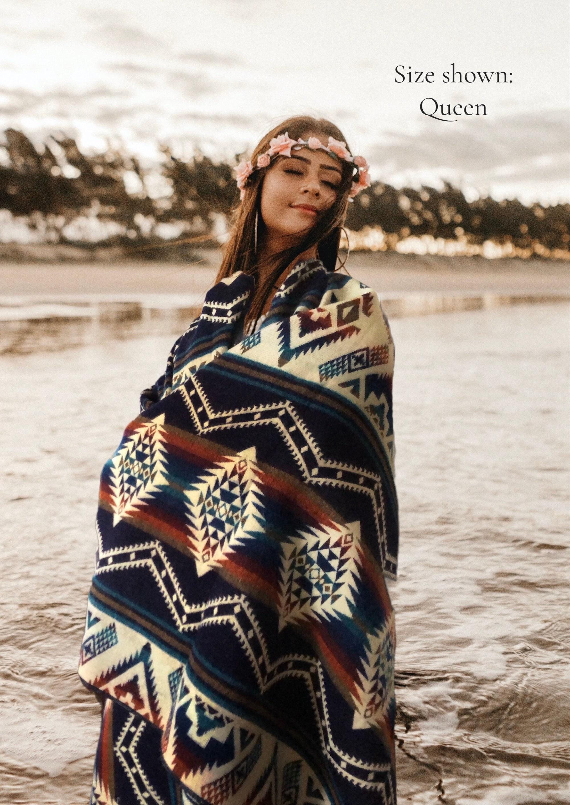 アルパカウールハンドメイドブランケット/アルパカスロー クイーン