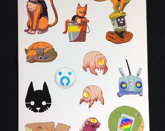 Hojas de pegatinas extraviadas