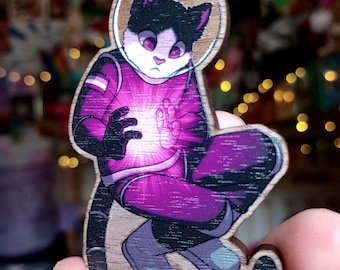 Pines de gatos del orgullo de fantasía LGBTQ