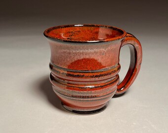 Mug, 15 ounces, handmade stoneware