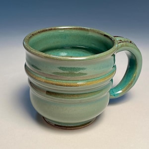 Mug, 12 ounces, handmade stoneware