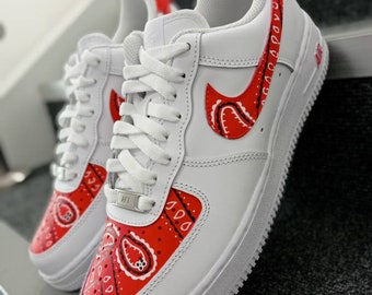 Red Bandana Air Force 1 | Etsy Australia