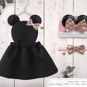 Toddler Little Black Dress, Oh TWOdles Birthday Outfit, Mouse Inspired Dress, Cake Smash, Mouse Ears Birthday, Girls 2nd Birthday Dress