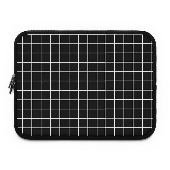 Checkered Grid Personalized Laptop Sleeve Laptop Sleeve Covers MacBook Sleeve 13 Inch Laptop Case Cute Laptop Sleeve 13 MacBook Case Etsy