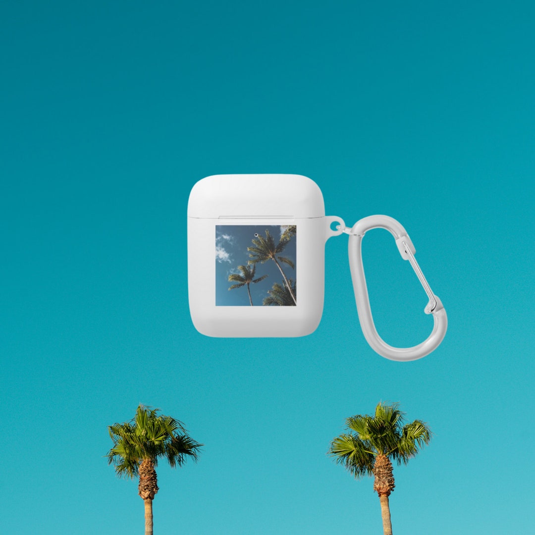 Palm Tree Case Aesthetic Airpod Case Custom Airpods Case & Etsy
