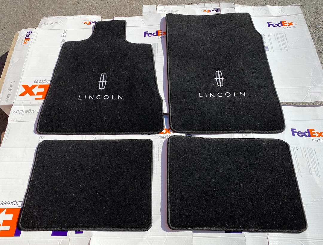 For Lincoln Town Car Floor Mats Carpet Black Set Of4 20032011 Etsy
