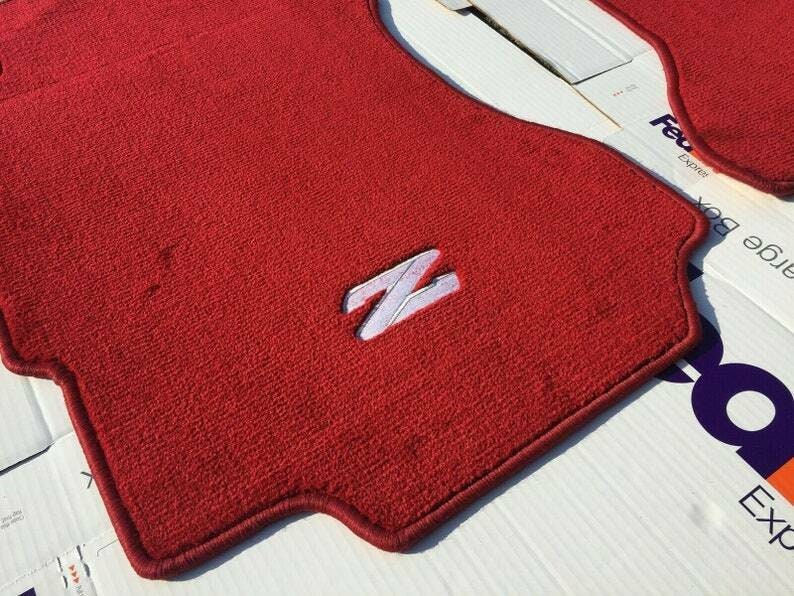 Fit for NISSAN Z32 300ZX Fairlady Z Floor Mats Carpet Red Etsy