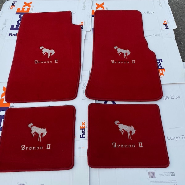 Bronco Ii Floor Mats Etsy