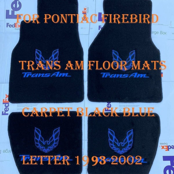 Pontiac Trans Am Floor Mats Etsy