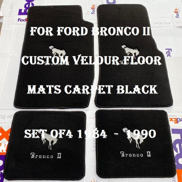 Bronco Ii Floor Mats Etsy