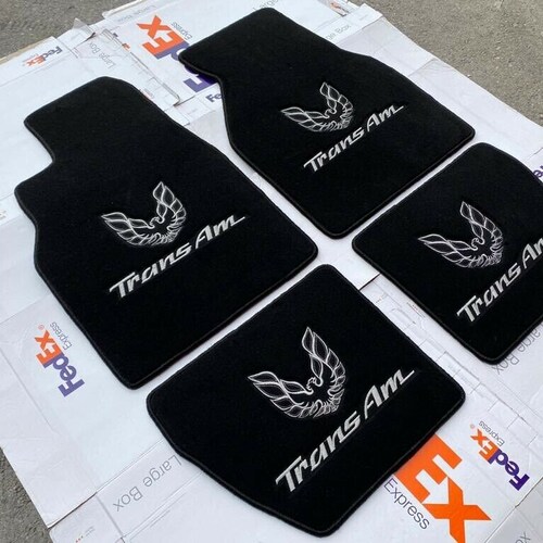 For Pontiac Firebird Trans Am Floor Mats Carpet Black/gold Etsy