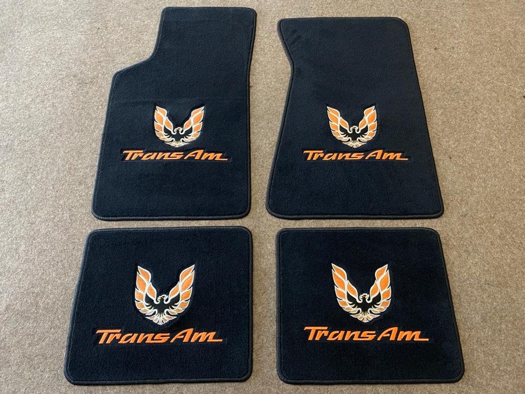 For Pontiac Firebird Trans Am Velour Floor Mats Carpet Black Etsy