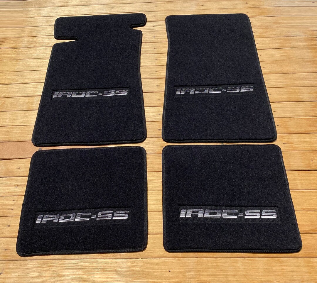 For Chevrolet Monte Carlo IROC SS Carpeted Floor Mats Black Etsy