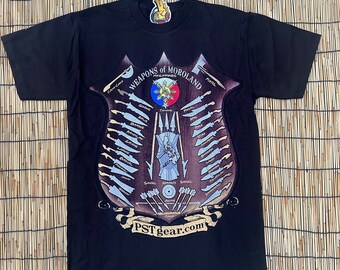 Weapons of Moroland Philippines 3 Stars and Sun Tribal Shield and Sword shirt