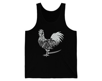Philippines Filipino Supreme Cockfighter Sun Pinoy Pinay Tribal 7107 3 stars and sun tank top