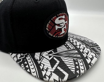 Philippines Filipino Strength Red SF  Tribal black and white Hat