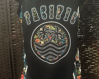 Pacific Islander Floral swords Basketball Jersey