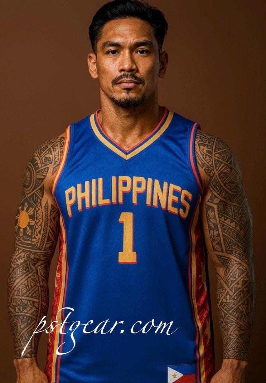 Philippines Filipino 3 Stars and Sun Basketball Jersey - Etsy