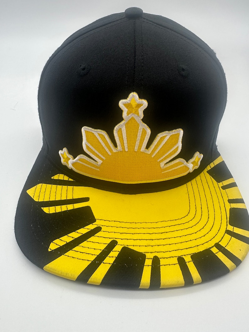 Philippines Filipino Sun Brim 3 stars and sun Rare Hat image 1