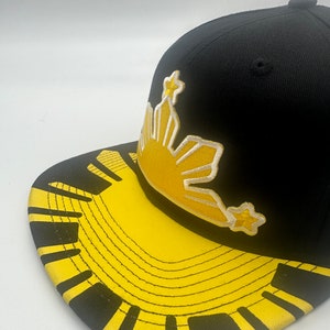 Philippines Filipino Sun Brim 3 stars and sun Rare Hat image 2