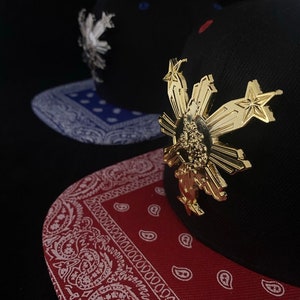 Filipijnse bandana 3 sterren en zon Steel Sun Bandana HaT