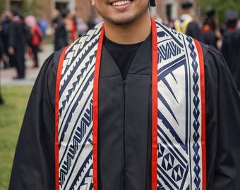 Philippines Filipino 3 Stars and Sun Graduation Stole MADE IN PHilippines