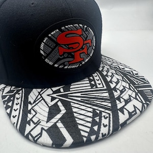Philippines Filipino Strength Red 3 Stars and Suns Tribal gray white  Hat