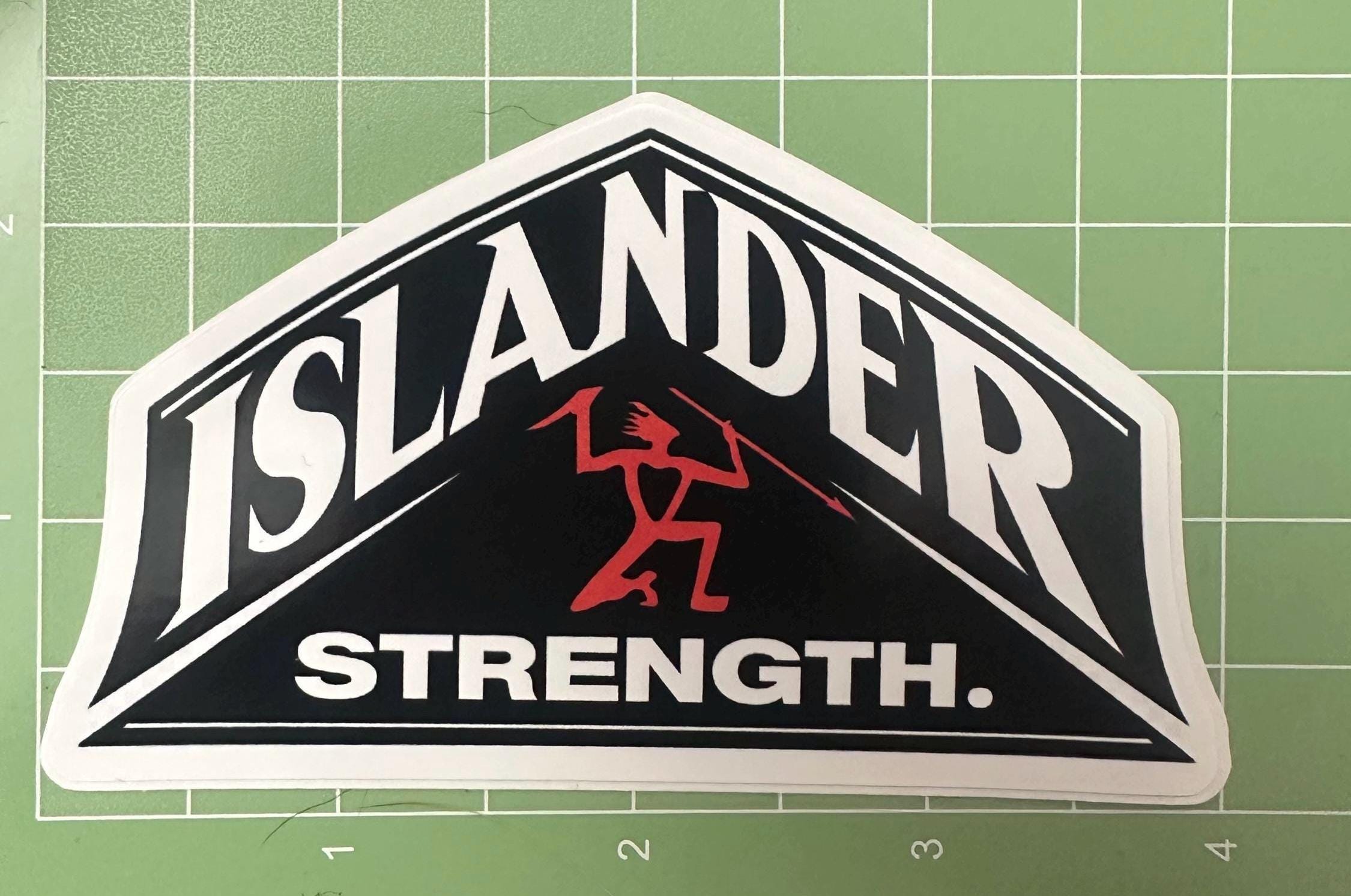 Islander Sticker Islander Strength Hawaii Samoa Guam Filipino Ohana Pacific 4