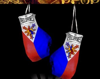 Guantes tradicionales de Filipinas, 8 cinturones, guantes de boxeo, camiseta, raros