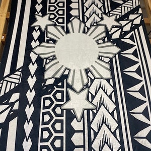 Philippines Filipino Tribal Blanket 60&quot; x 80&quot;
