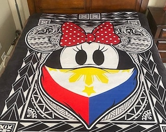 Philippines Filipino Tribal 3 Stars and Sun Bandana Blanket