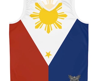 Philippines Filipino Flag 3 Stars and Sun Basketball Jersey