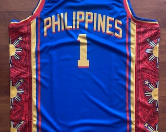 Philippines Filipino 3 Stars and Sun Basketball Jersey