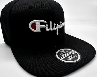 Filipijnse Filipijnse Pinoy Pinay zwarte snapbackhoed