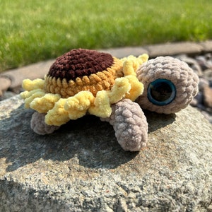 Turtle Stuffed Animal; Turtle Stuffy; Turtle Plushie; Turtle; Sunflower Turtle; Sunflower; Stuffy; Plushie; Stuffed Animal - READY TO SHIP