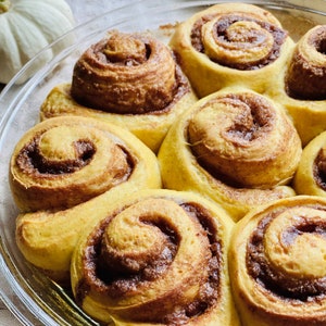 Pumpkin Cinnamon Rolls Recipe: Fall Baking (PDF)