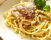 Creamy Lemon Chicken with Artichokes:  Spring Dinner Recipe (PDF)