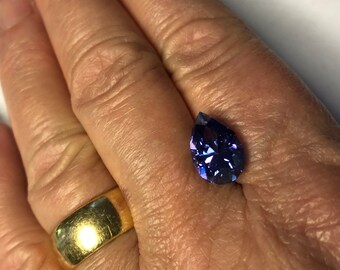 Tanzanite  6x4 Pear Shape 3 stones 1.00 Cts Only $24.99 