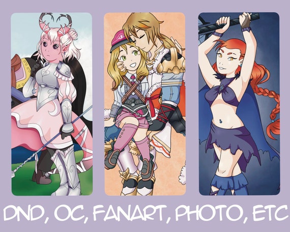 Anime Character Digital Commisison OC Fanart Dnd Game 